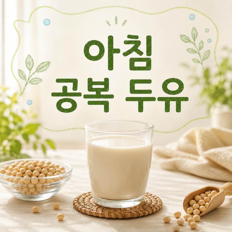 아침 공복 두유 한 잔의 기적, 약콩의 효능과 탈모 예방 효과