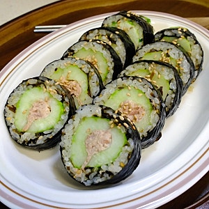 통오이김밥 레시피 한 줄 순삭 감칠맛의 비밀
