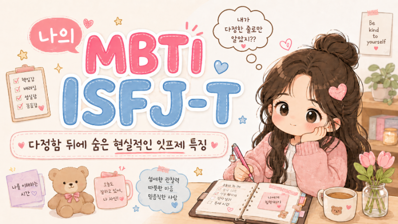 나의 MBTI ISFJ-T 수호자｜다정함 뒤에 숨은 현실적인 잇프제 특징