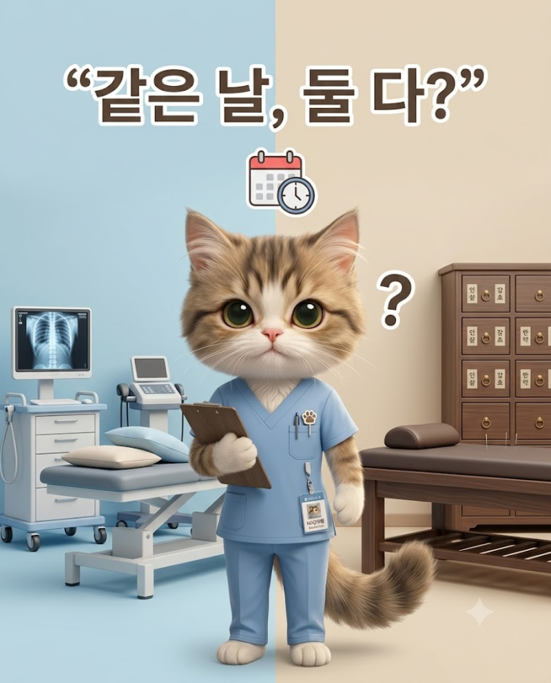 [담비쌤의 병원 실무팁] 자동차보험, 한의원과 정형외과 둘 다 다녀도 될까? 교통사고 후 의....