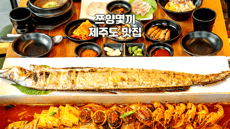 쯔양몇끼 제주도 갈치조림 다금바리 메밀막국수 식당 모두 어디일까 8회 정리
