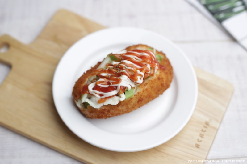 핫도그 케찹 사라다빵 만드는법 양배추샐러드빵 명랑모짜렐라치즈 냉동핫도그요리