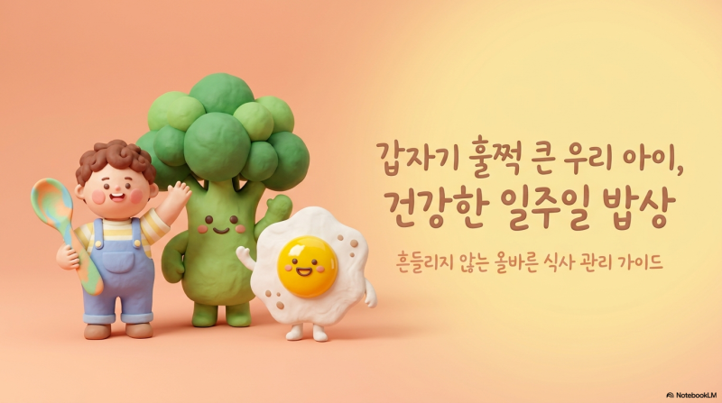 성조숙증이 걱정될 때, 아이의 건강한 성장을 돕는 일주일 식단