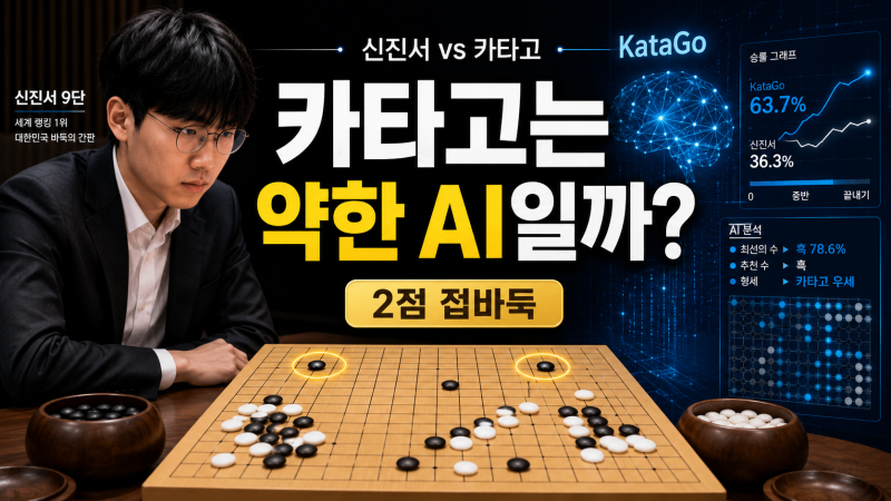 신진서 9단이 이긴 '카타고'는 어떤 AI일까? '알파고'보다 약해서 인간에게 진 게 아닌 이유