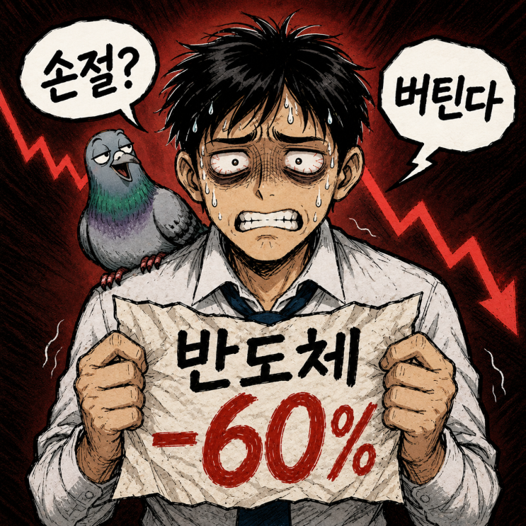 "-60%인데 손절하라고?" <b>soxl</b> 버티겠다는 직장인 근황