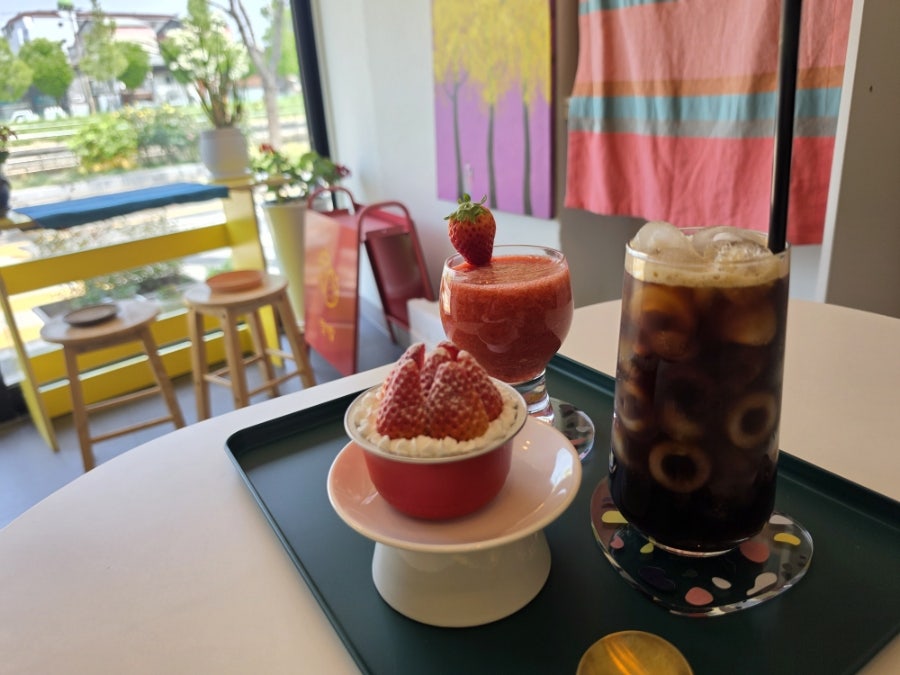 딸기밭 사진 1