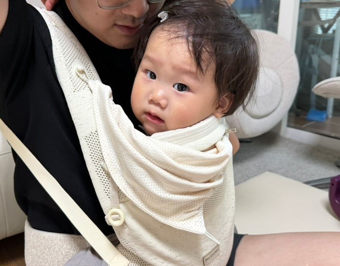 출산준비물 신생아 아기띠 추천 마롤로뜨 초경량 니트매쉬 아기띠