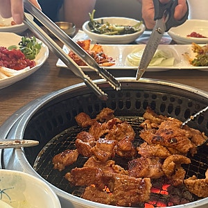전주 하늘천숯불갈비 식당 ; 전주가족모임 후기