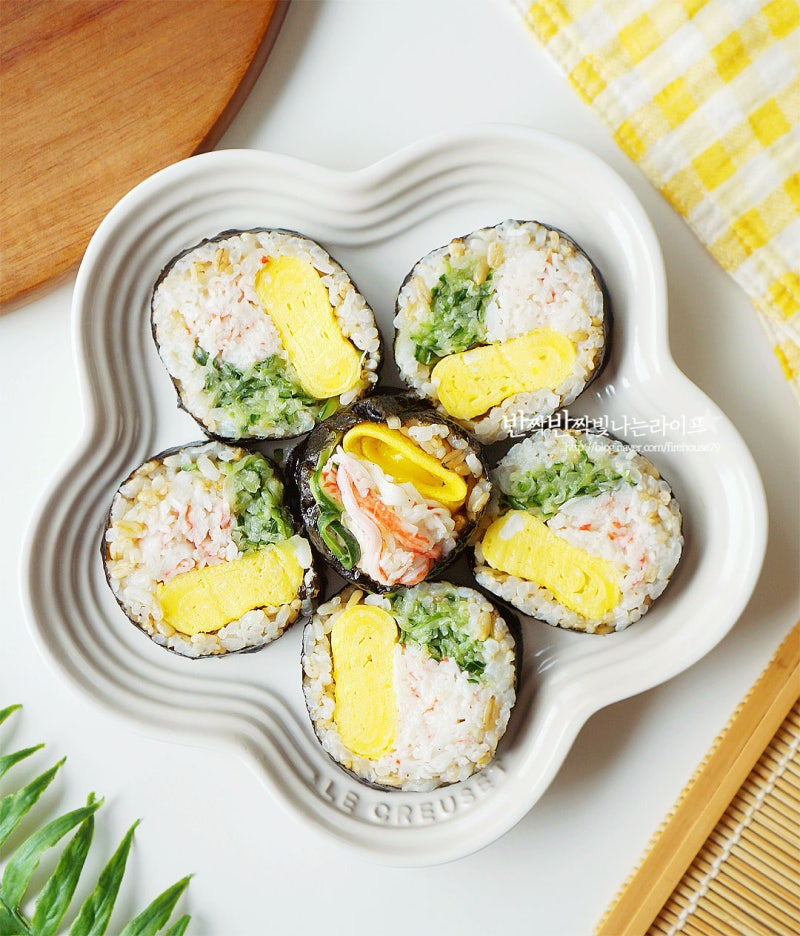 크래미 오이김밥 레시피 김밥 만들기