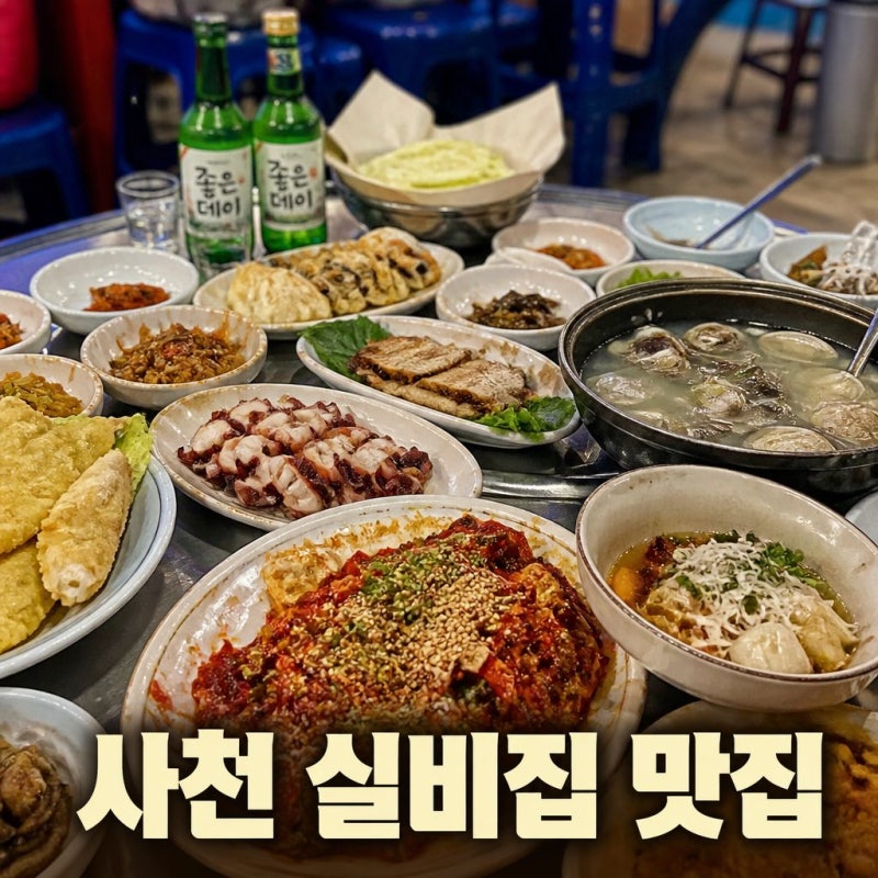 전현무계획4 사천 실비집 맛집과 가게위치