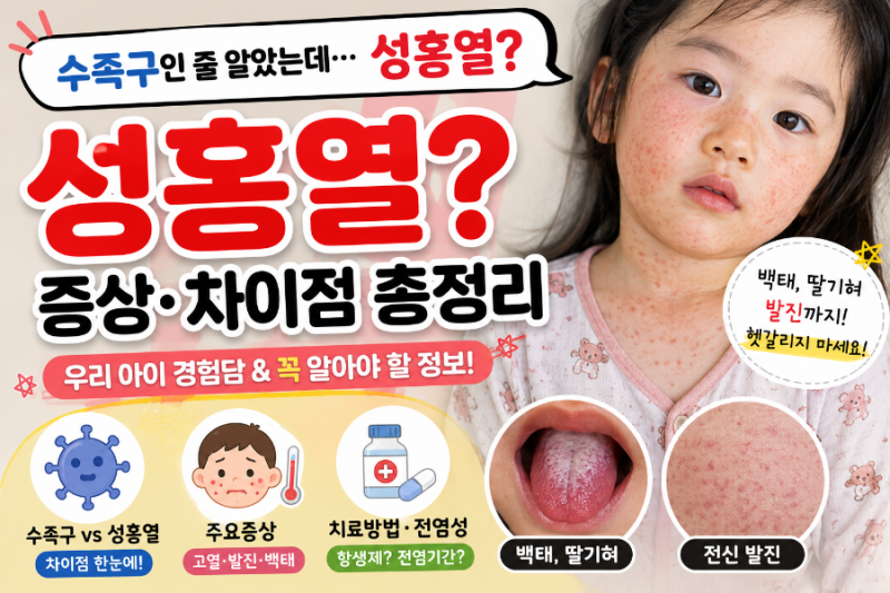 수족구인 줄 알았는데 성홍열? 아이 둘 키우며 직접 겪은 성홍열 이야기