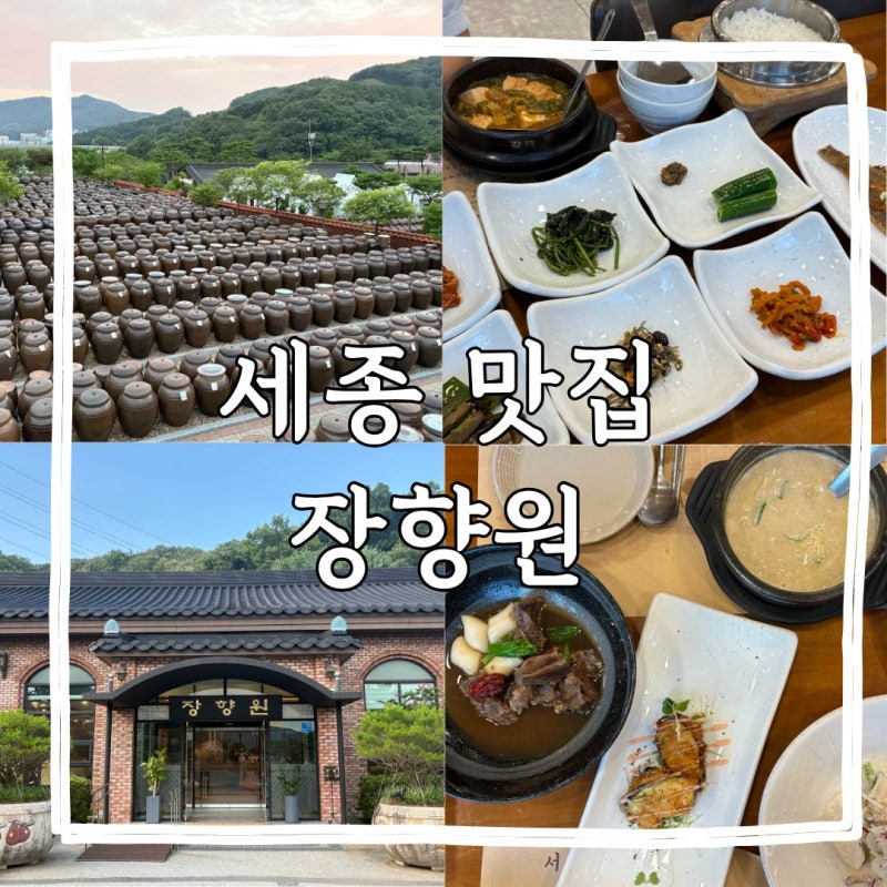 [세종시 맛집] 부모님 모시고 가기 딱 좋은 세종 한정식 맛집 '장향원' 대만족 후기