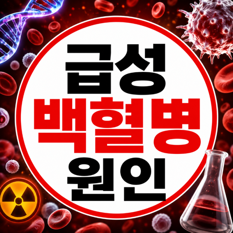 급성 백혈병 원인, 왜 생기는 걸까? 알려진 위험 요인 총정리