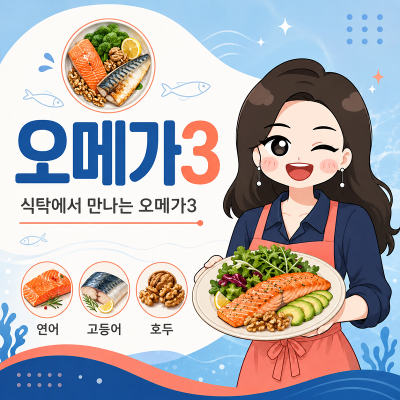 오메가3 복용법, 효능 기대하며 추천 이유 섭취방법