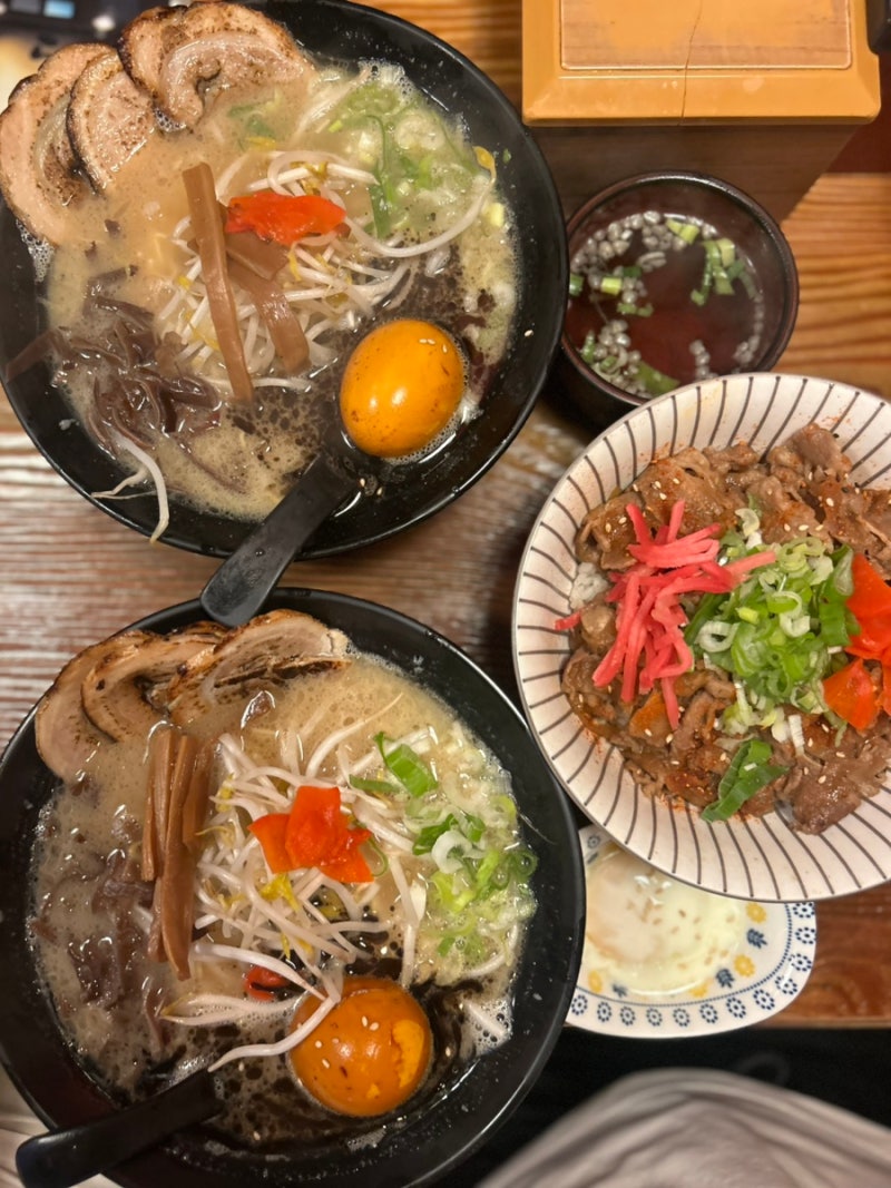 동탄 북광장 맛집 일본식 라멘맛집 규동맛집 혼밥하기 좋은 키와마루아지