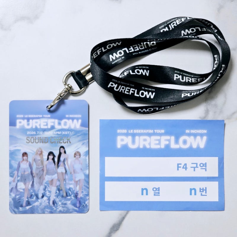 LE SSERAFIM 演唱會 PUREFLOW 周邊商品_#2 (2026)