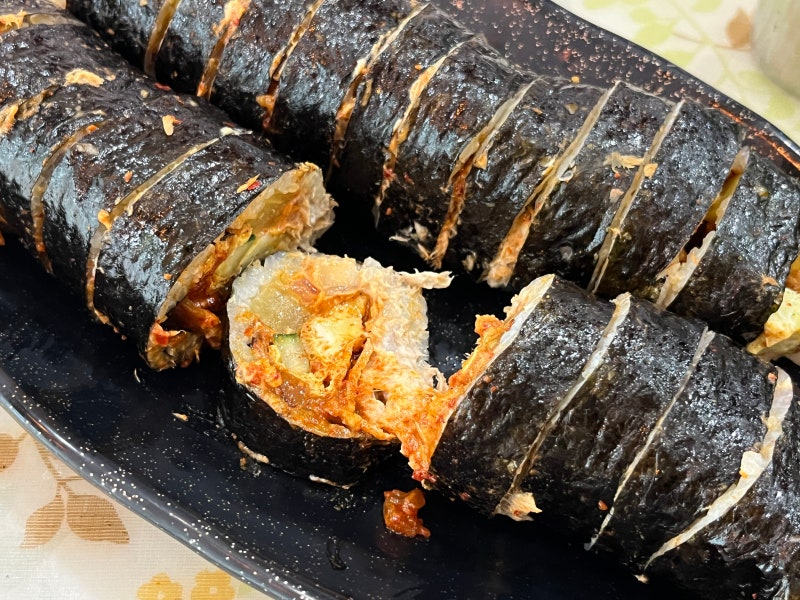 대구 반월당역 점심 혼밥 바뷔치김밥 매참김밥