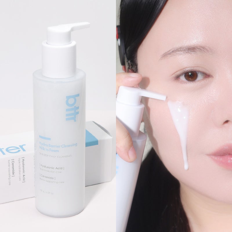 선크림 클렌징 추천! 이중세안 없이 가능한 비티티알 밀크 투 폼 썬 클렌징 사용 후기