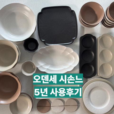 오덴세 시손느 6인 세트 5년 찐 사용 후기 혼수그릇 4인 세트 단품 조합 추천
