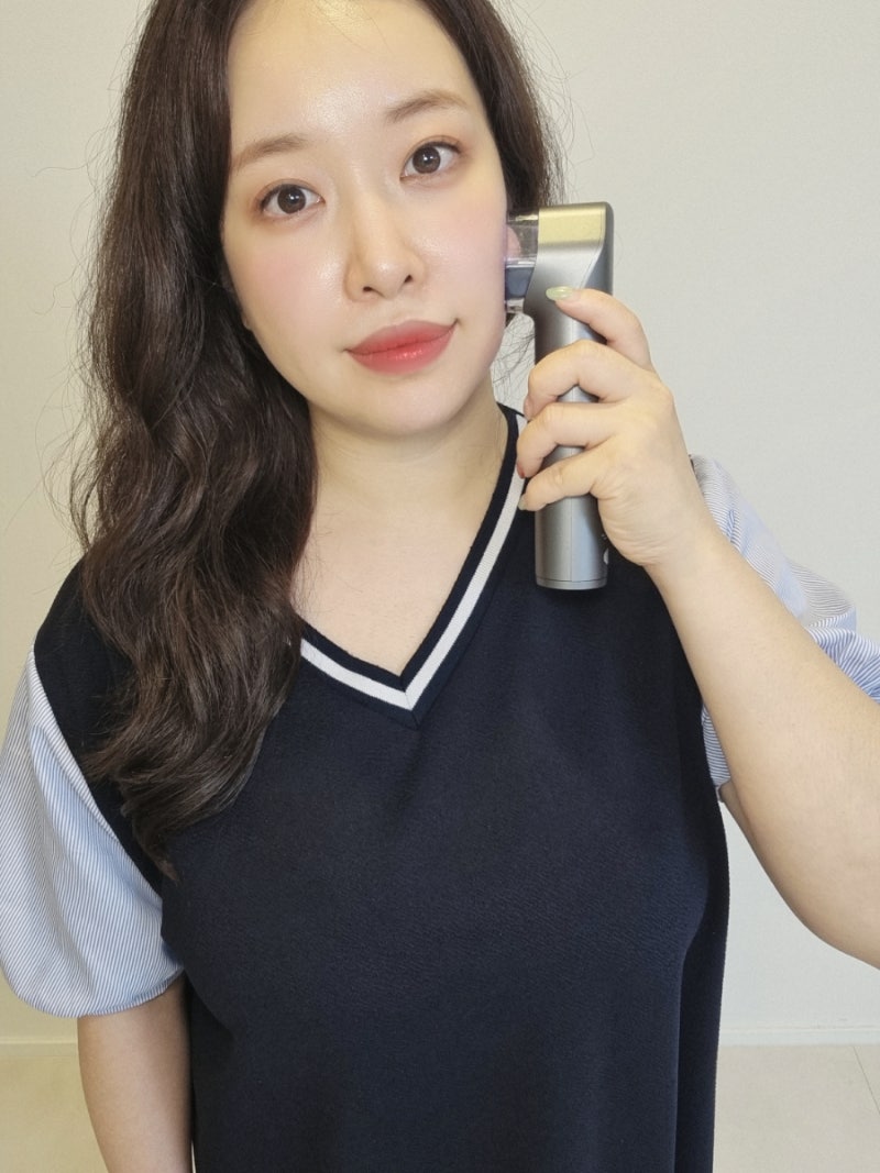 내돈내산 서인영 디바이스 브이모드 2주 사용후기, 이중턱 고민이라면??