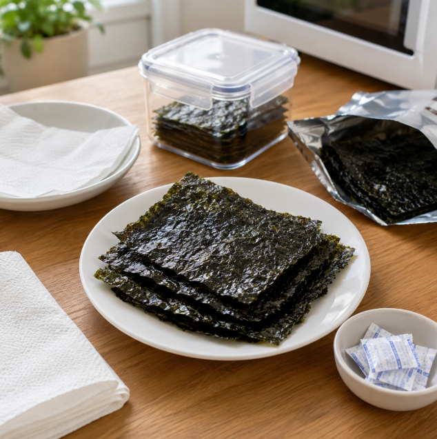 장마철 눅눅해진 김, 버리지 마세요... 전자레인지 30초로 갓 구운 맛 내는 심폐소생술