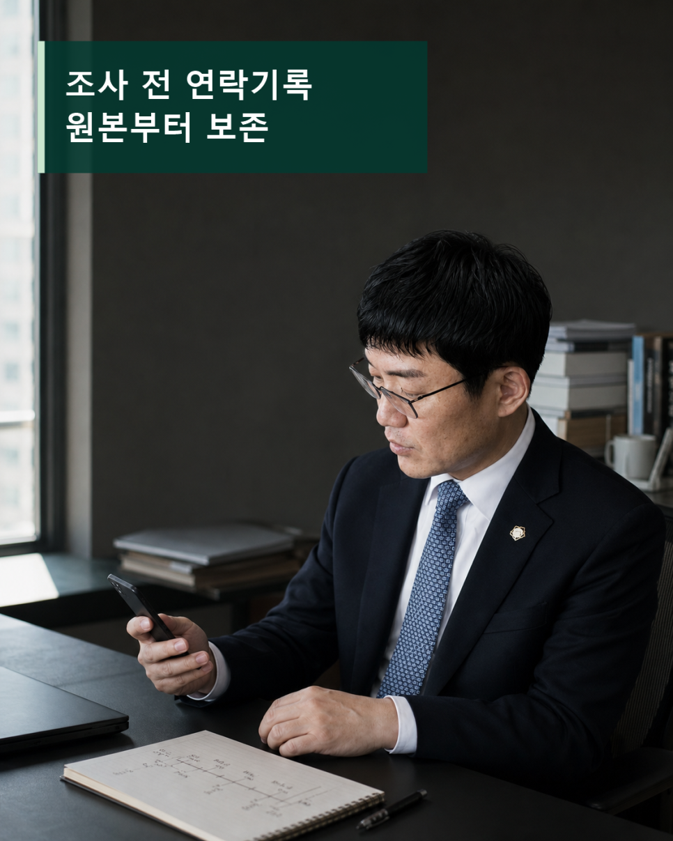 전주성범죄변호사 조사 전 연락기록을 정리할 때의 기준