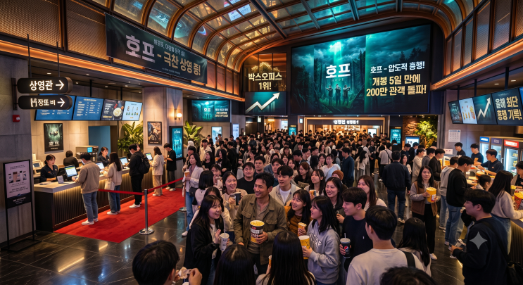 영화 <b>호프</b>, 개봉 5일 만에 <b>200만</b> 돌파…올해 <b>최단</b> 흥행 기록