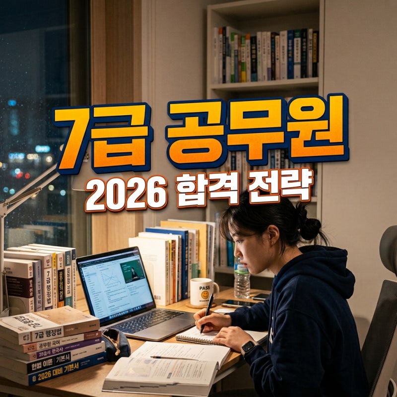 7급 공무원 시험 일정 및 준비방법, 2026년 최신 총정리