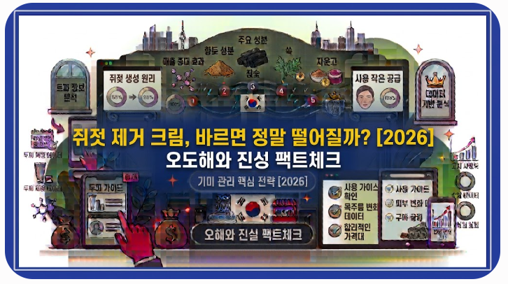 쥐젖 제거 크림, 바르면 정말 떨어질까? 2026년 팩트체크