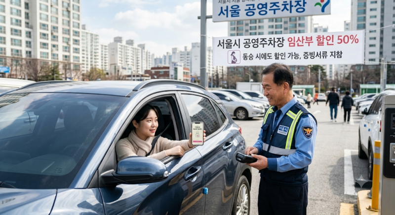 서울 공영주차장 임산부 할인 50%, 대상과 이용 방법 총정리