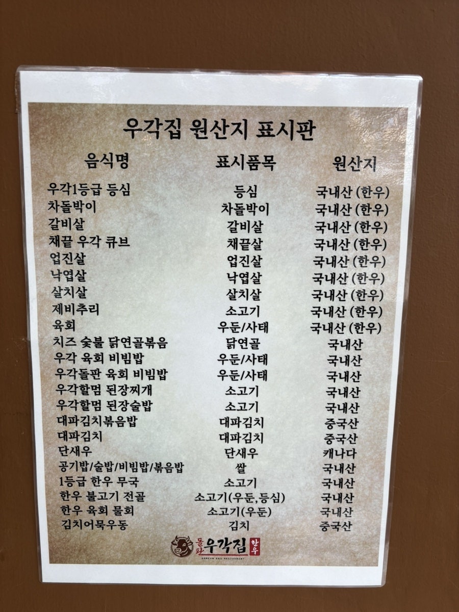 돌판한우우각집 부산정관점 사진 3