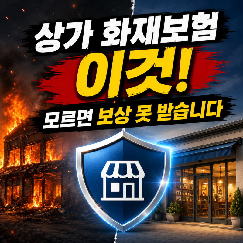 상가 화재보험 가입했다가 보상 못 받는 이유 6가지