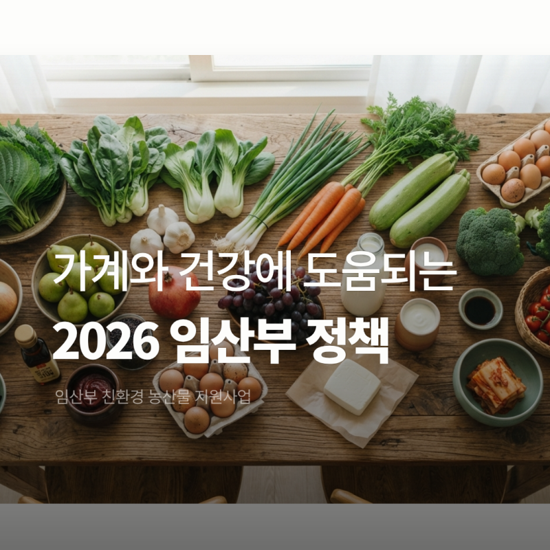 2026 서울시 임산부 친환경 농산물 지원사업 신청방법 지원 대상 지역별 일정 한눈에 보기