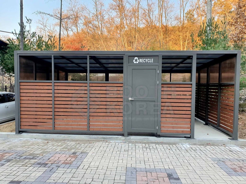 학교분리수거장 제작·설치사례ㅣ용인 성복고등학교 맞춤 시공 사례