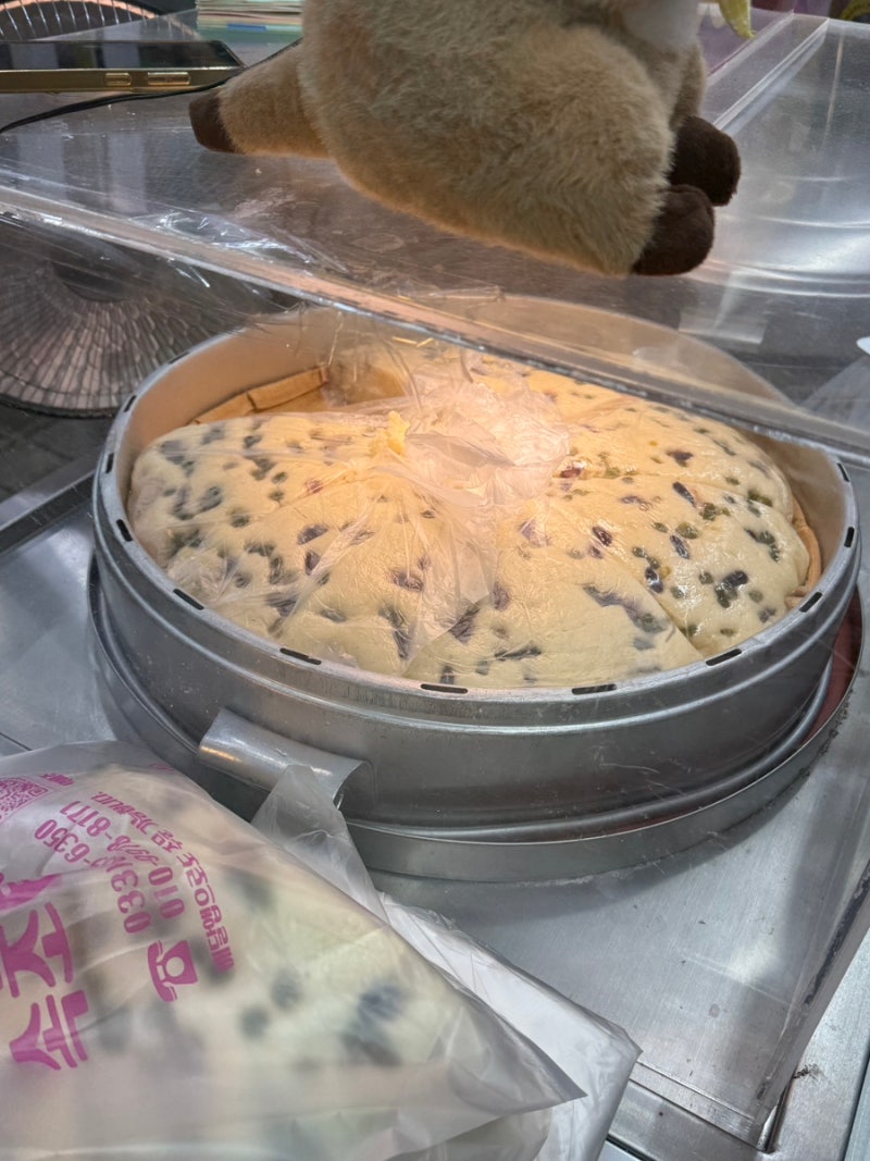 속초중앙시장 먹거리 막걸리 술빵 맛집 속초 술빵 | 술빵 보관 해동 방법
