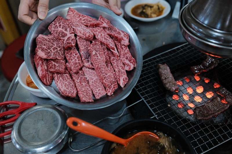[태백 한우 맛집] 노포 감성 사르르 녹는 살치살 연탄구이 원조태성실비식당 솔직후기
