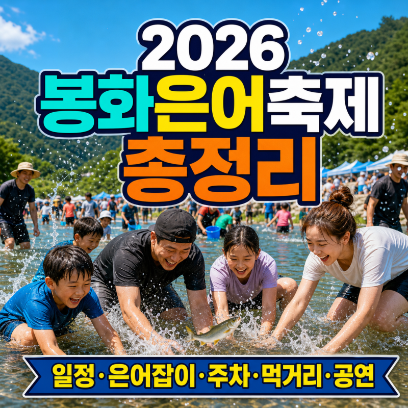 2026 봉화은어축제 총정리｜일정·은어잡이 체험·주차·먹거리·공연정보