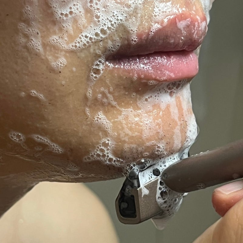 리란 올메탈 프리미엄 수동 면도기 남성전용 클래식 풀메탈 면도기