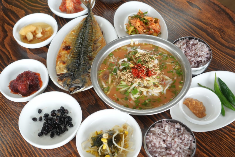 서귀포 향토음식 보목해녀의집 제철 한치물회