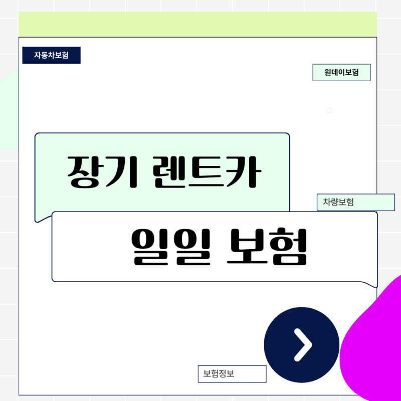 장기 렌트카 일일 보험 가입 전 꼭 확인해야 할 거절 조항과 대안