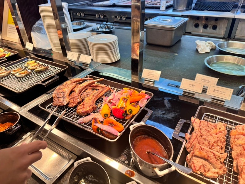 강릉 씨마크호텔 더레스토랑 석식 뷔페 후기, 예약 방법
