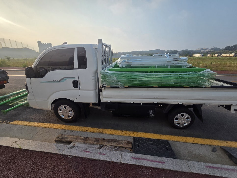 충남 아산휀스 탕정 아파트 화단 목재 펜스 설치