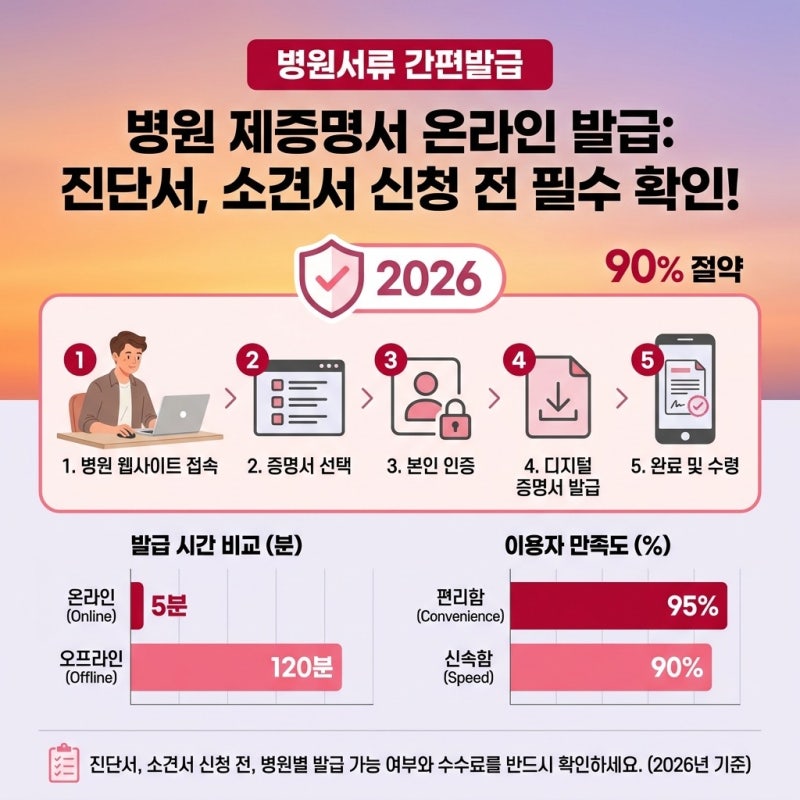 병원 제증명서 온라인 발급, 진단서와 소견서를 신청하기 전 의외로 놓치는 점은…