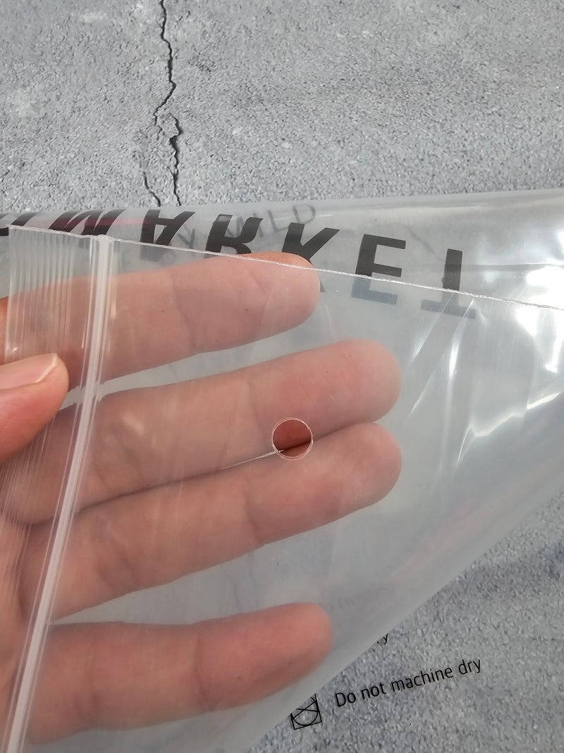 폴리백 놔두고 지퍼백 제작 하는 쇼핑몰들 이유