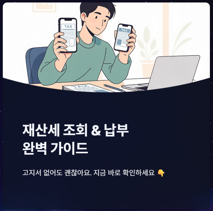 재산세 조회 방법과 납부하는 방법을 알아봐요