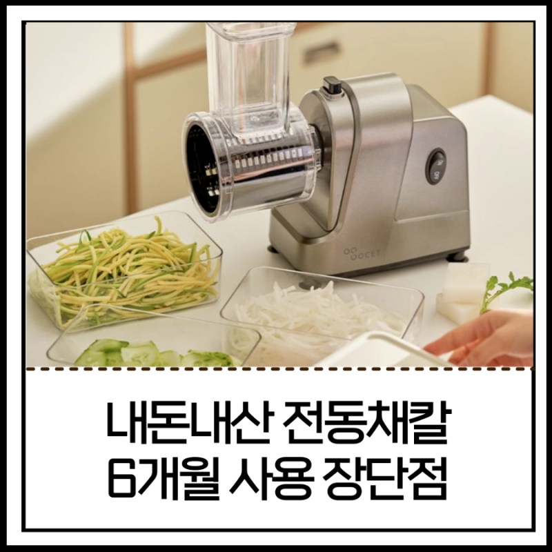 전동채칼 후기 손목 아픈사람에게 좋았던 자동채칼 가격 비교 (당근라페 처돌이)