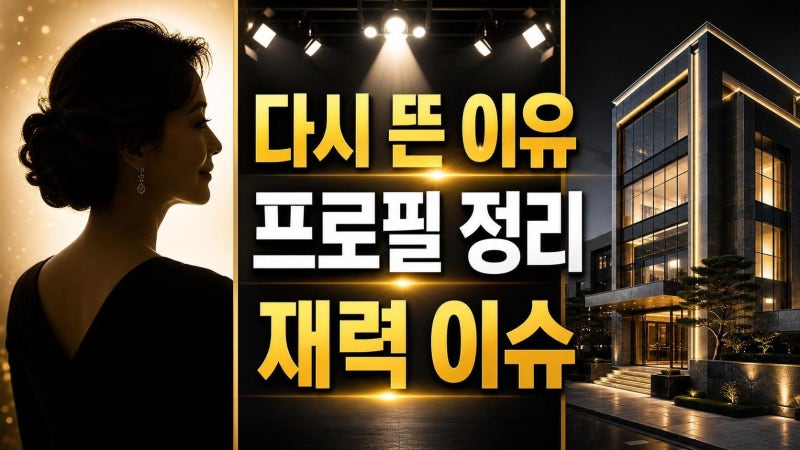 배우 김정은 프로필부터 남편·집안·청담동 빌딩까지, 지금 다시 주목받는 이유