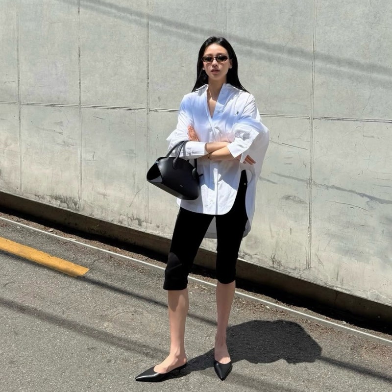 셔츠 핏 난리 난 손연재의 일상 패션 직접 알려준 셔츠 정보는?