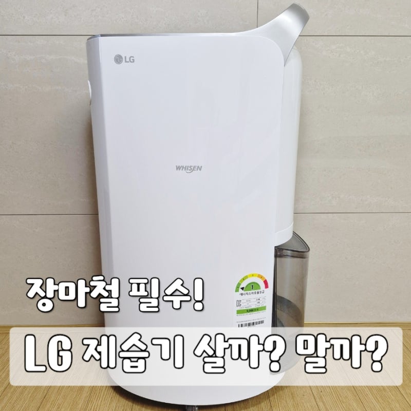 LG 휘센 오브제 제습기 | 장마철 필수 엘지 제습기, 1년 사용 장단점 솔직 후기
