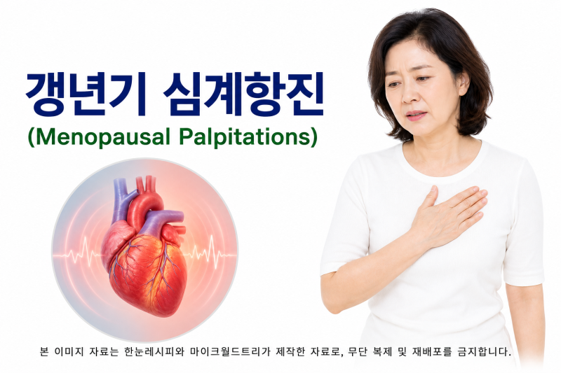 이유 없이 심장이 쿵쾅거린다면 —갱년기 심계항진